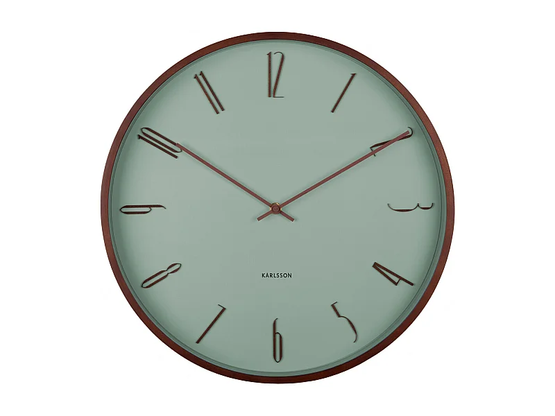 Horloge murale Scandia - Jade gris - Ø40cm