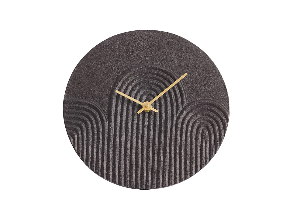 Horloge GWENNA - 15x3x15cm - Marron