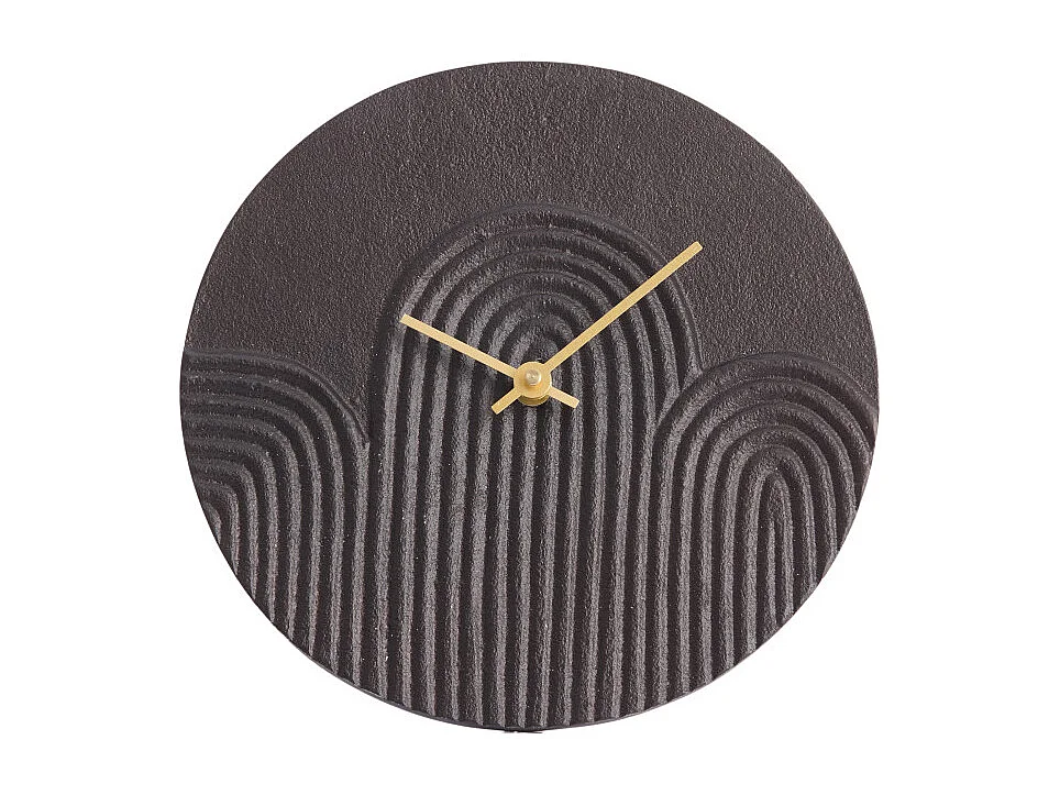 Horloge GWENNA - 15x3x15cm - Marron