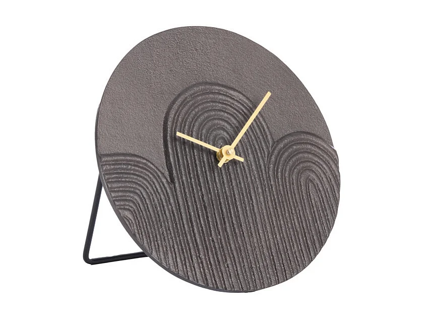 Horloge GWENNA - 15x3x15cm - Marron