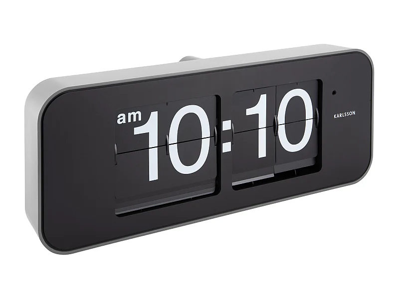 Wanduhr Wide Flip - Silber