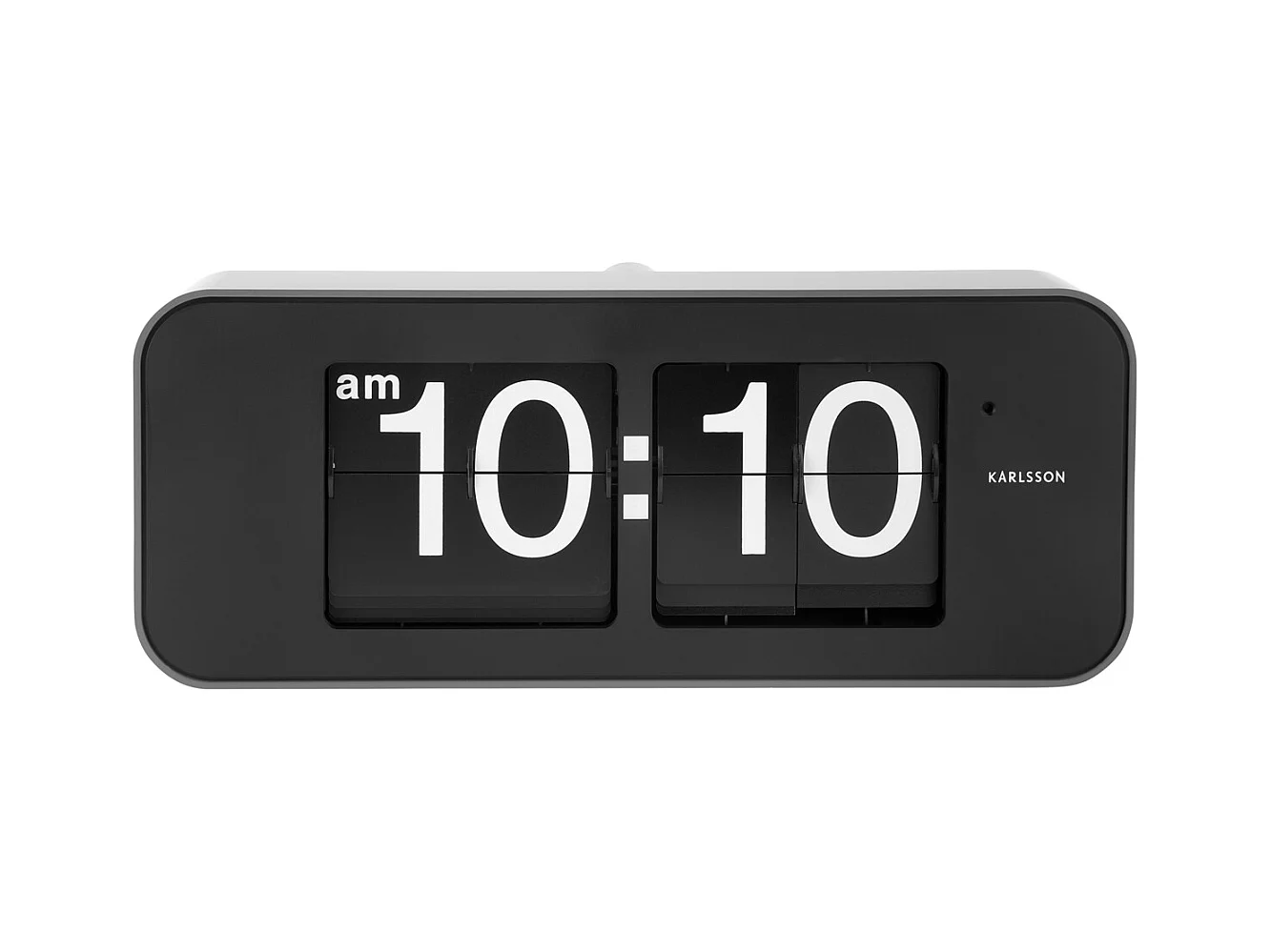 Wandklok Wide Flip - Zilver