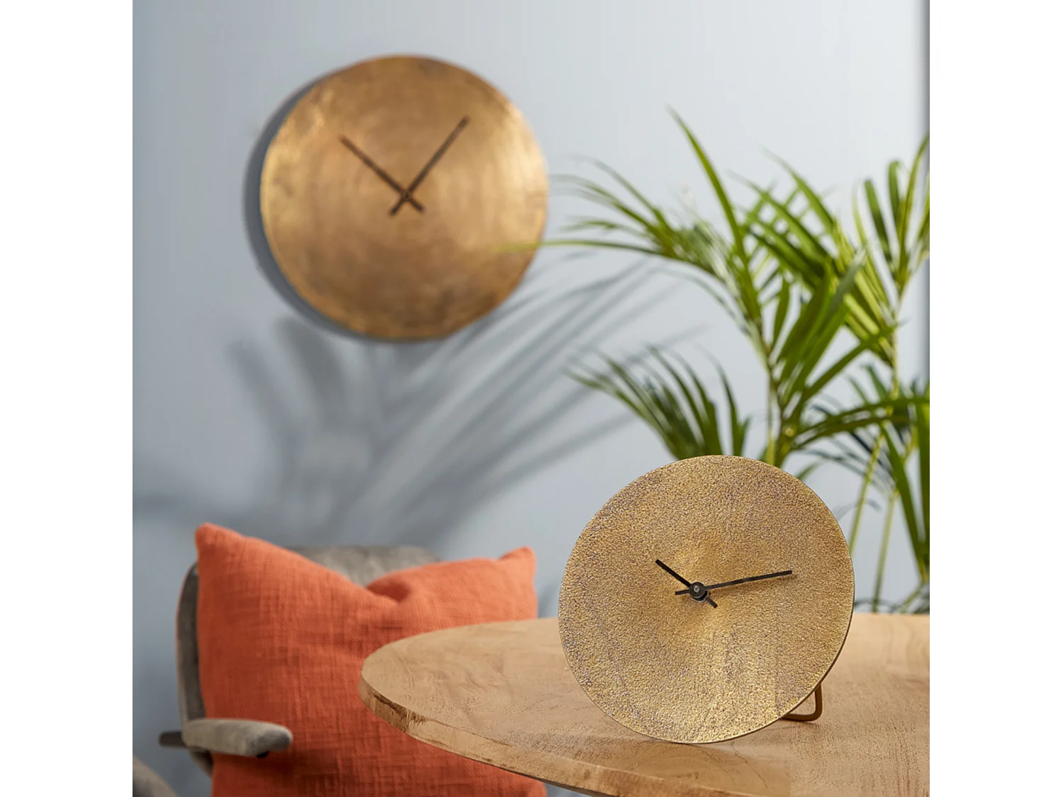 Horloge LICOLA - 74x2x74cm - Bronze