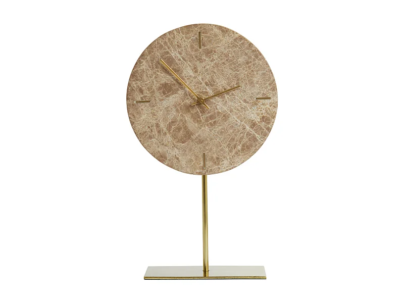 Uhr MORENO - 25,5x10x42,5cm - Braun