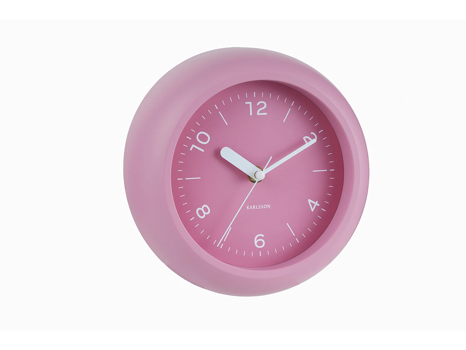 Horloge murale Slope - Rose tan - Ø20cm