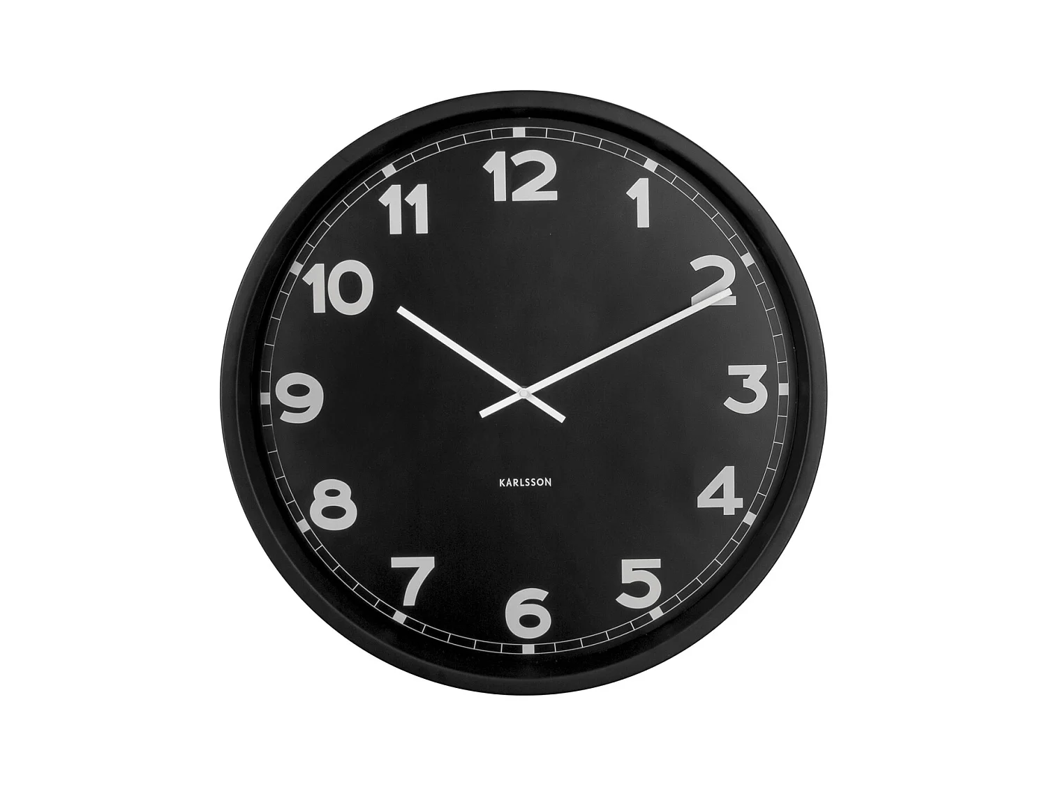 Horloge murale New Classic XL - Noir - Ø80cm