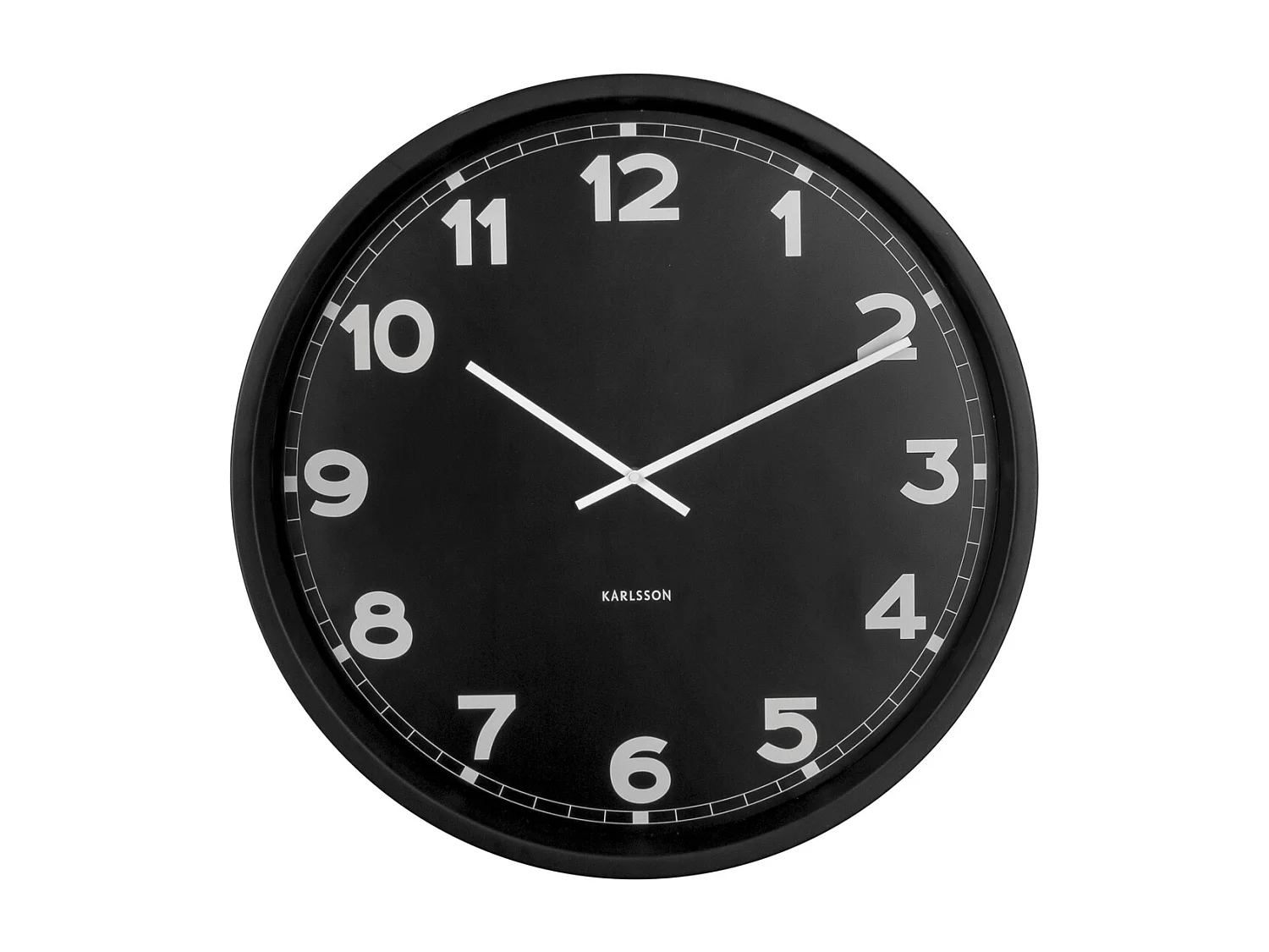 Wandklok New Classic XL - Zwart- Ø80cm