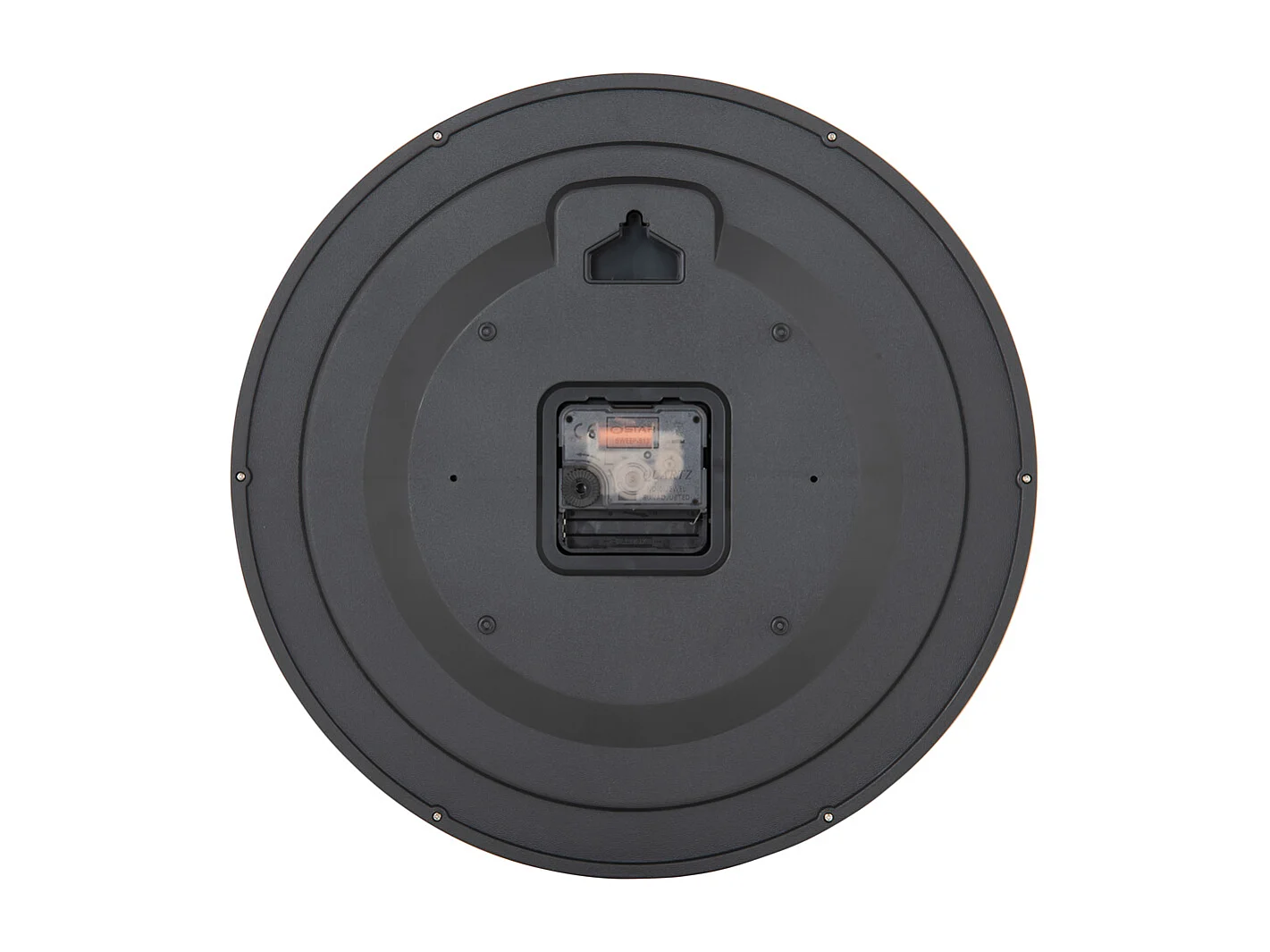 Wanduhr 3D Zahlen - Silber lackiert - Ø30,5cm