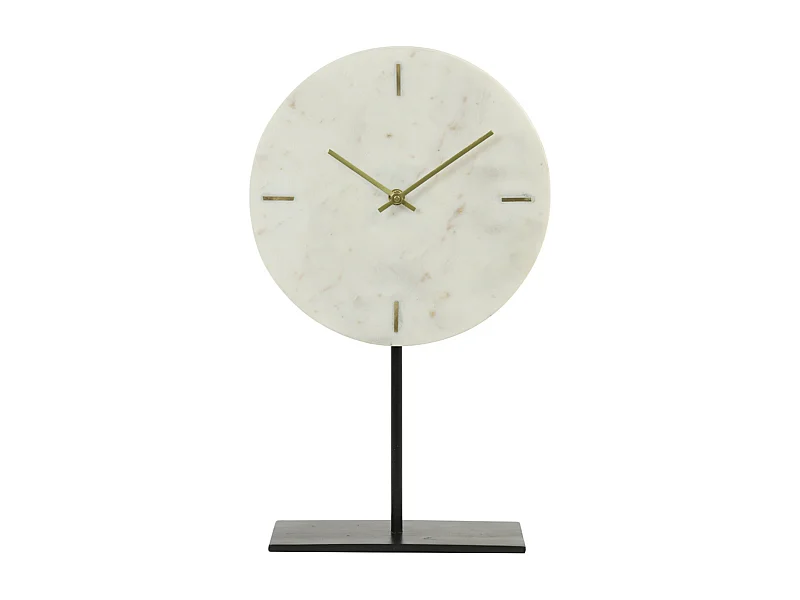 Uhr MORENO - 25,5x10x42,5cm - Weiß