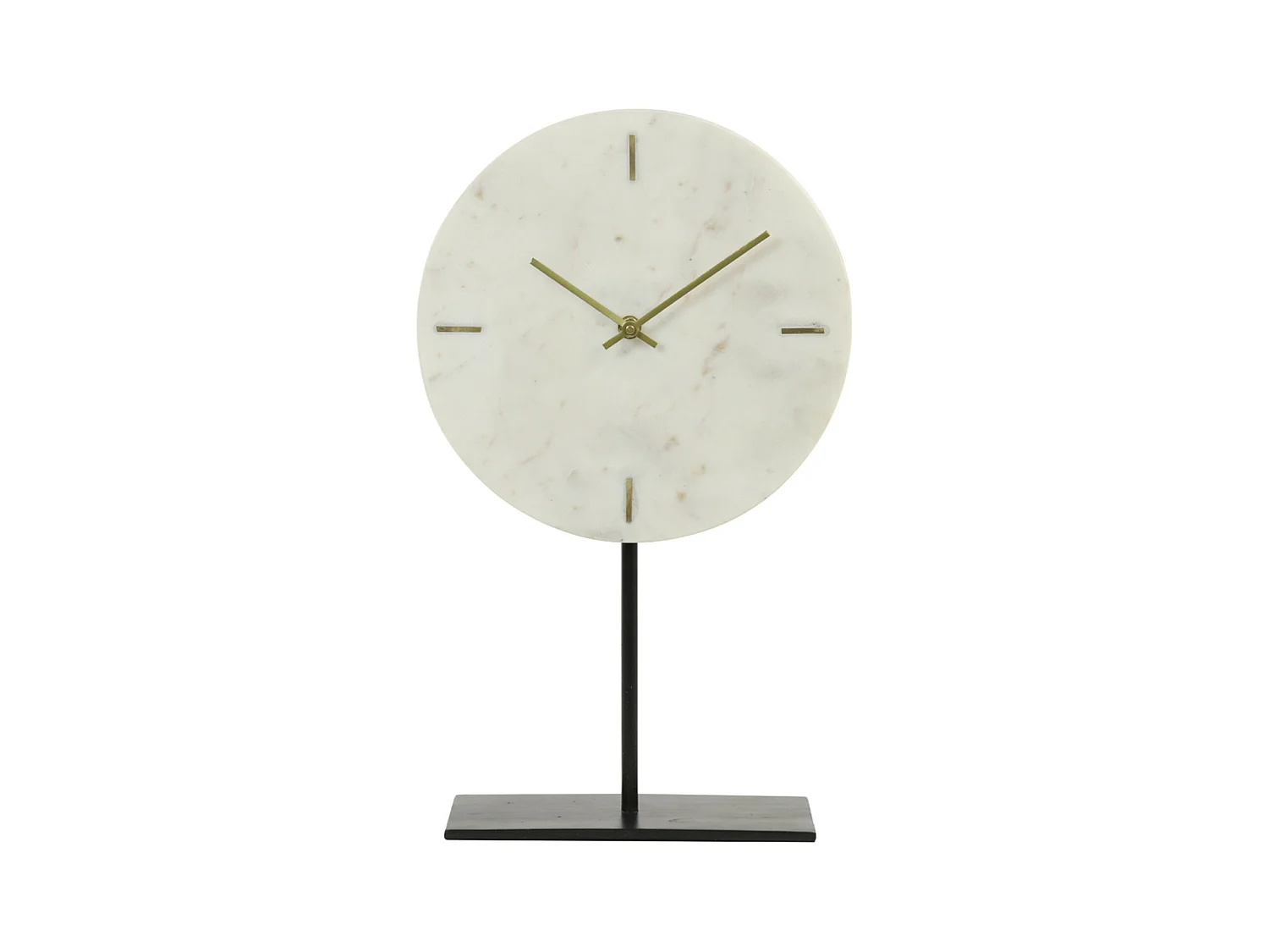 Uhr MORENO - 25,5x10x42,5cm - Weiß