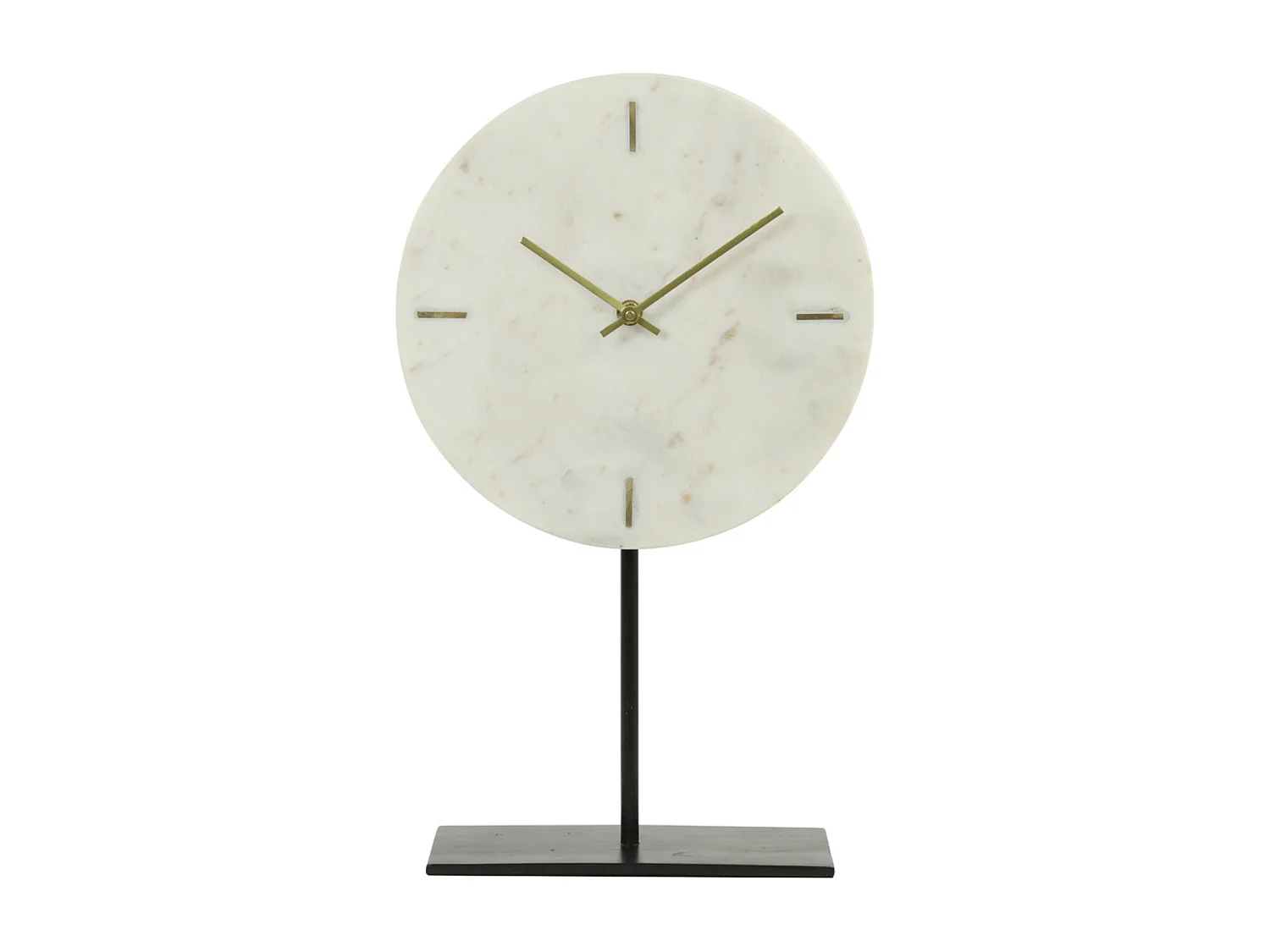 Klok MORENO - 25.5x10x42.5cm - Wit