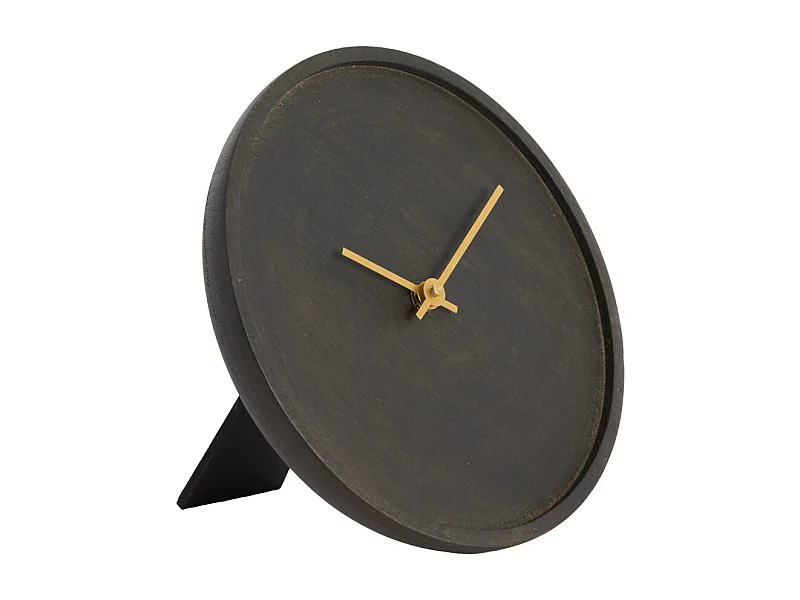 Uhr VETI - 20x4x20cm - Braun