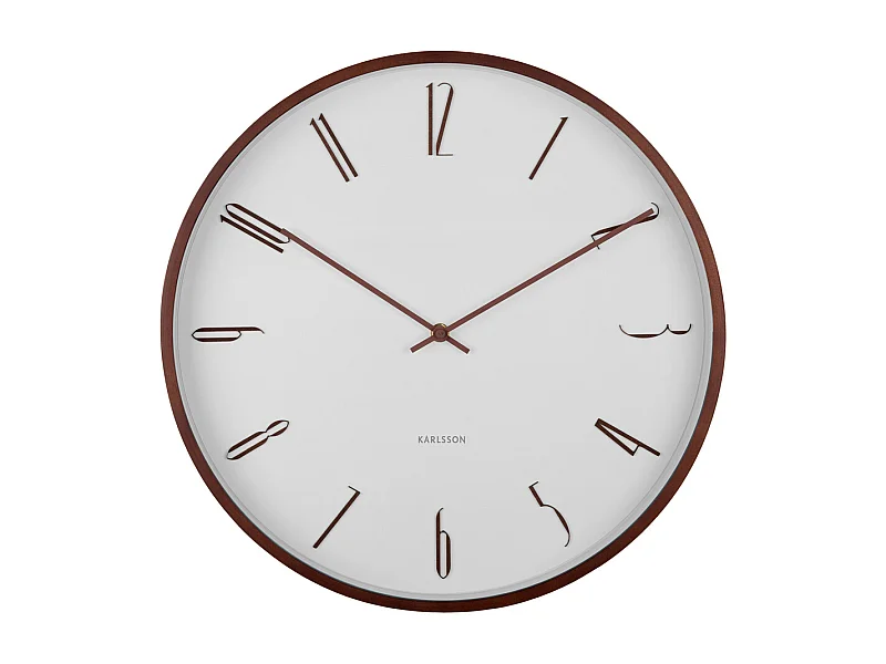 Reloj de pared Scandia - Blanco - Ø40cm