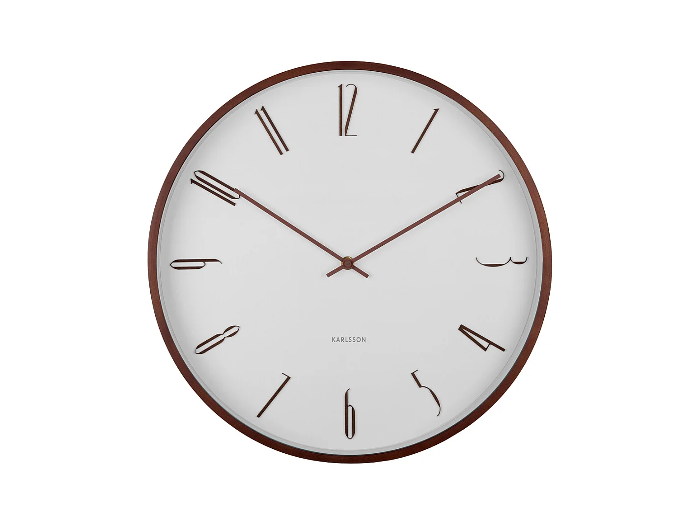 Horloge murale Scandia - Blanc - Ø40cm