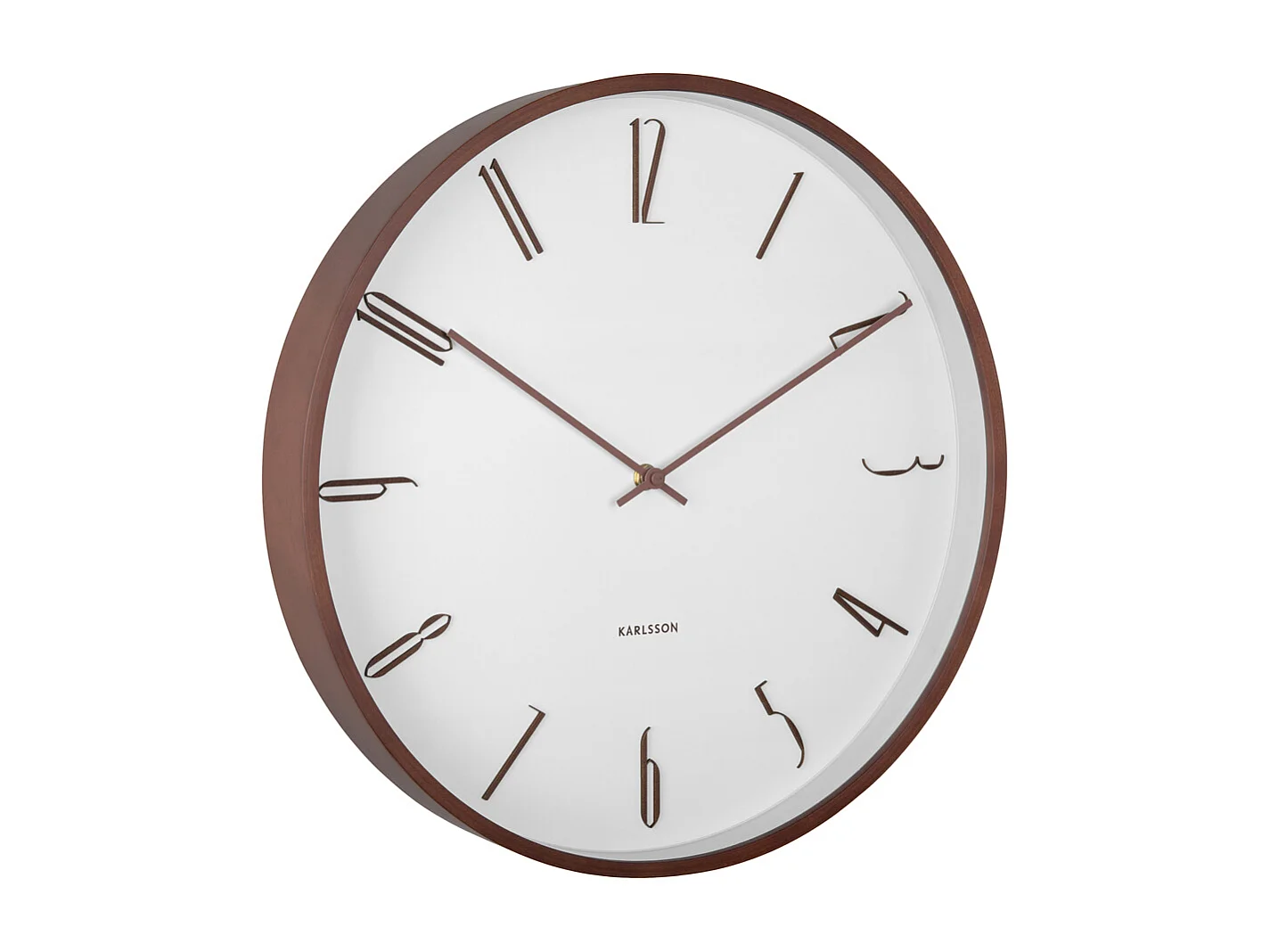 Horloge murale Scandia - Blanc - Ø40cm
