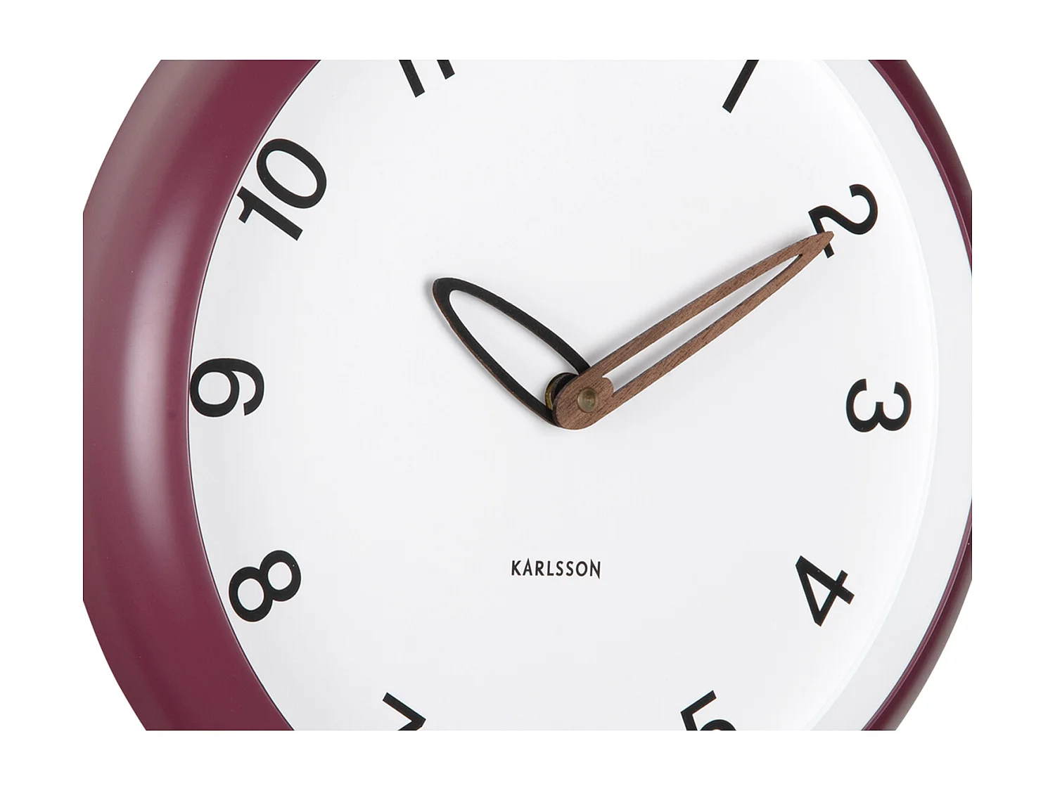 Horloge murale Bella - Mauve foncé