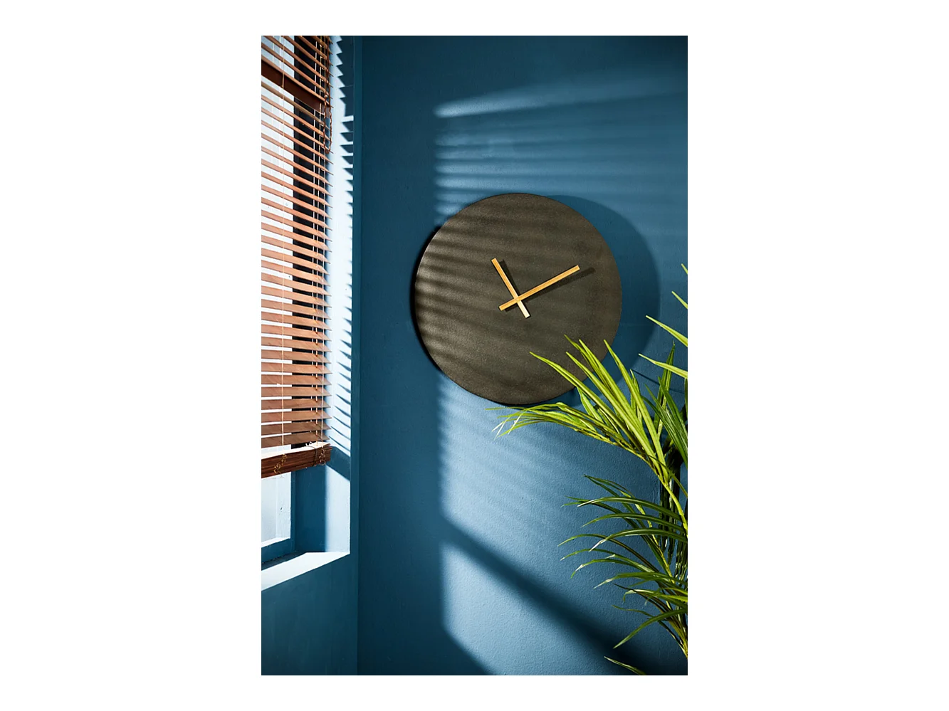 Horloge LICOLA - 59x2x59cm - Noir
