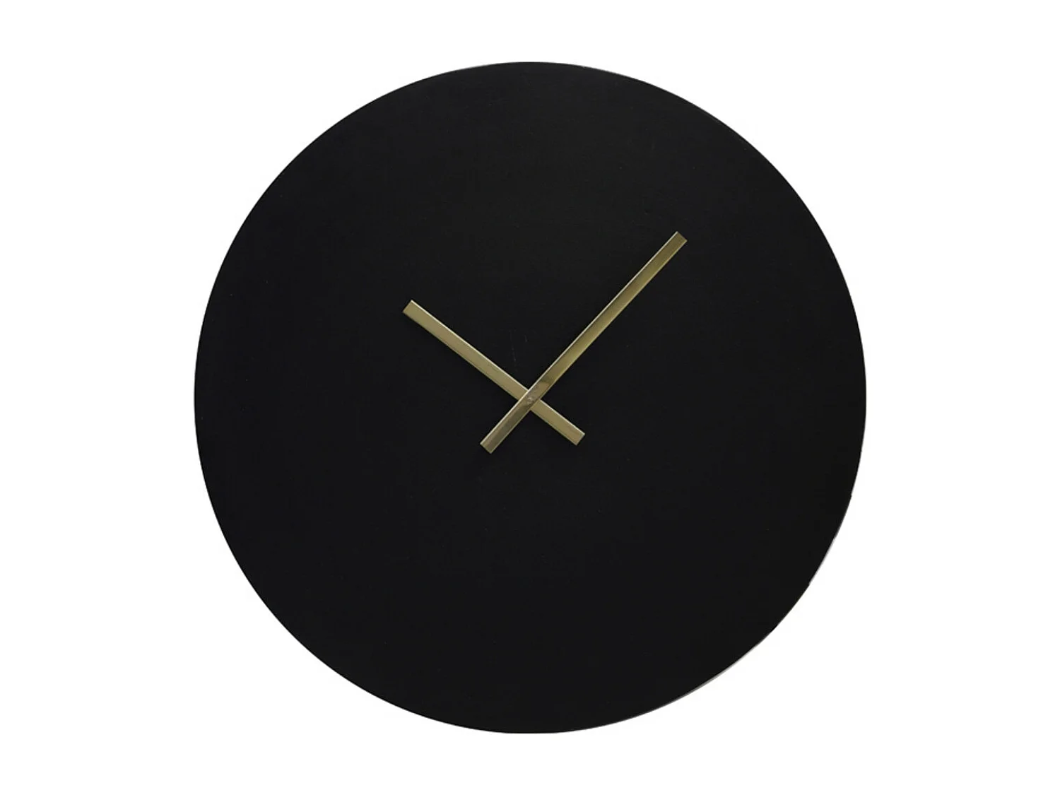 Horloge LICOLA - 59x2x59cm - Noir