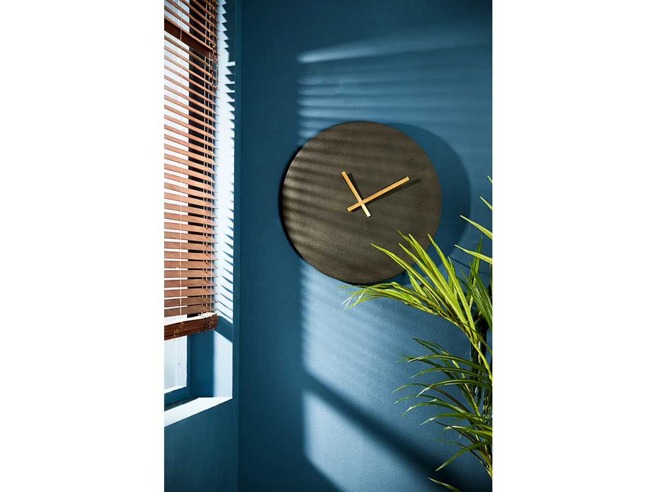 Horloge LICOLA - 59x2x59cm - Noir
