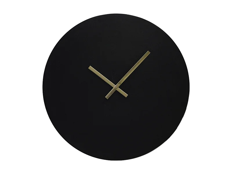 Horloge LICOLA - 59x2x59cm - Noir