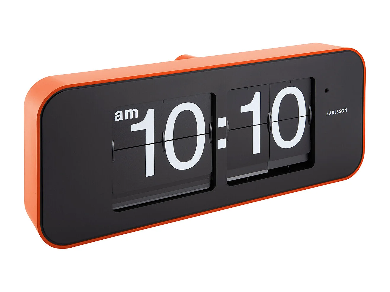 Wandklok Wide Flip - Oranje