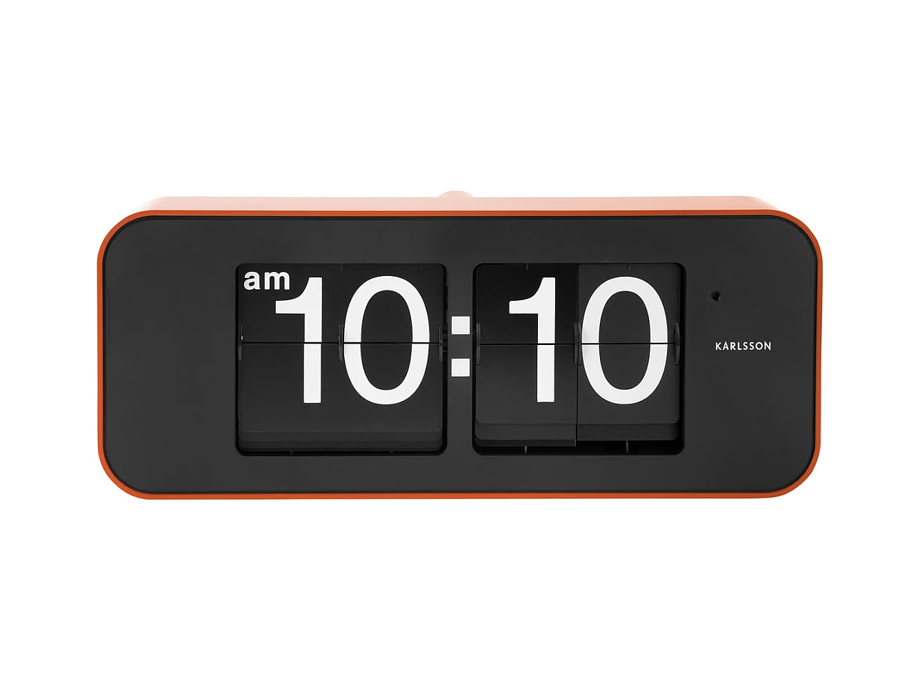 Wandklok Wide Flip - Oranje