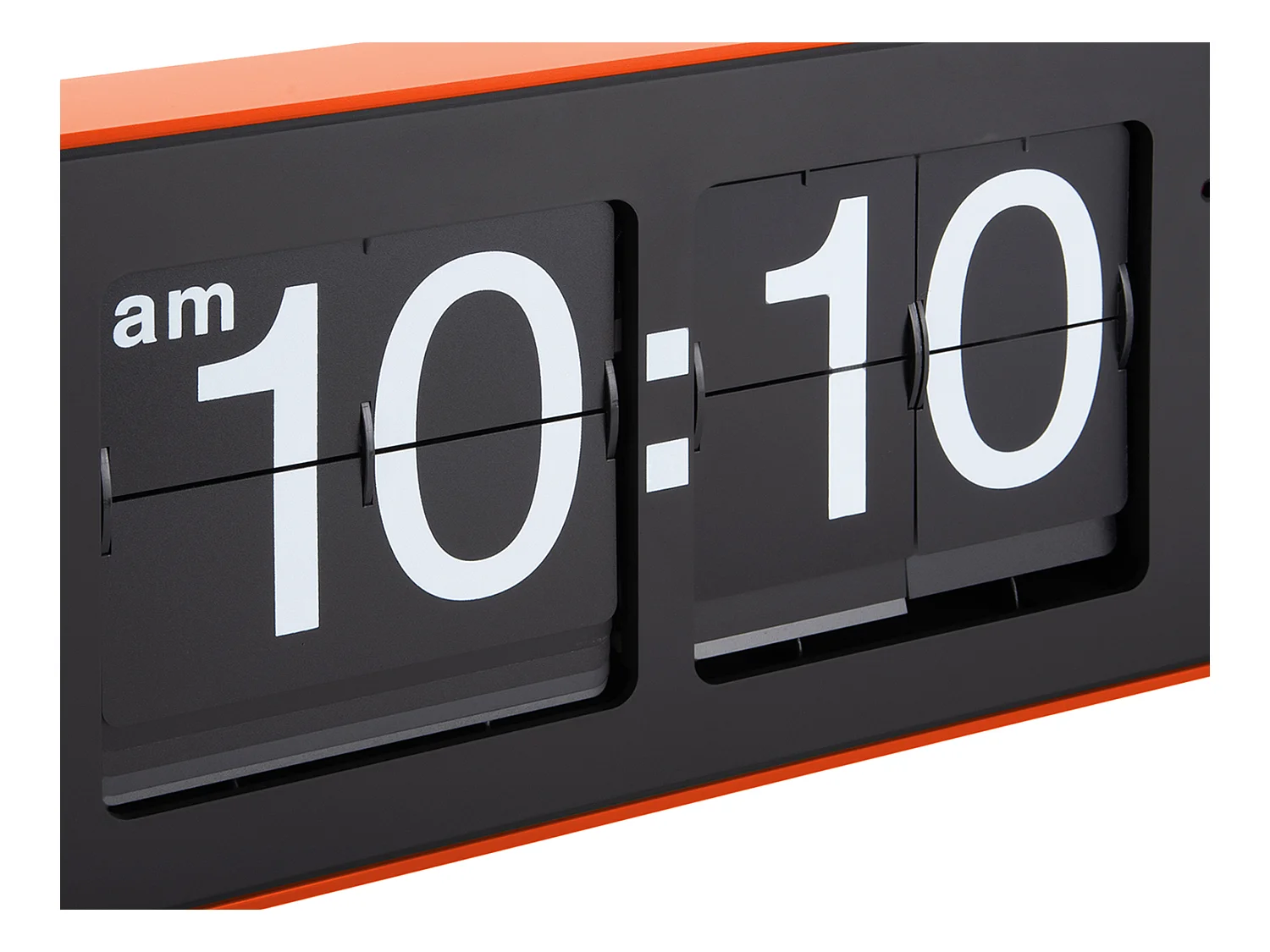 Wandklok Wide Flip - Oranje