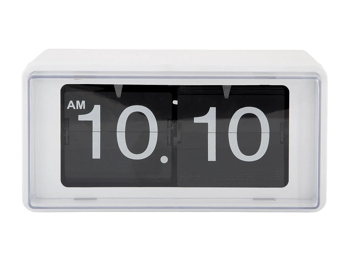 Horloge murale/de table rétro en boîte - Blanc