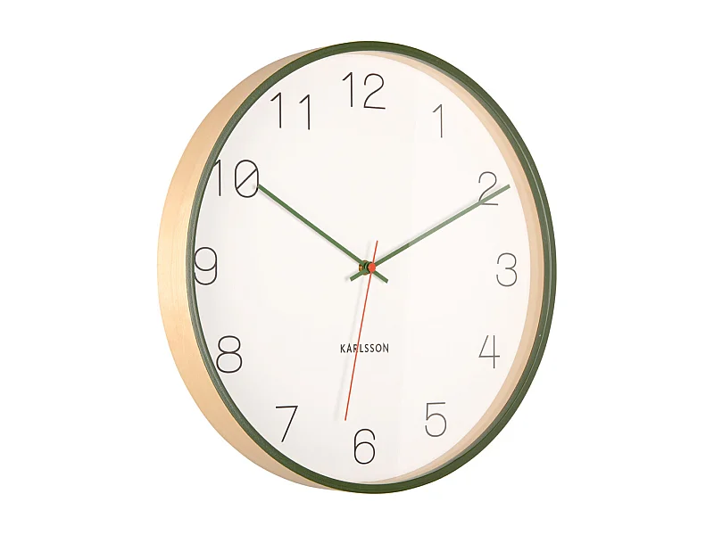 Wandklok Joy - Groen- Ø40cm