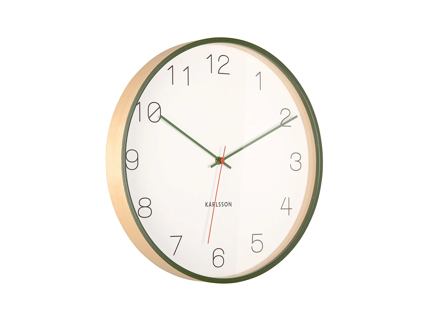 Horloge murale Joy - Vert - Ø40cm