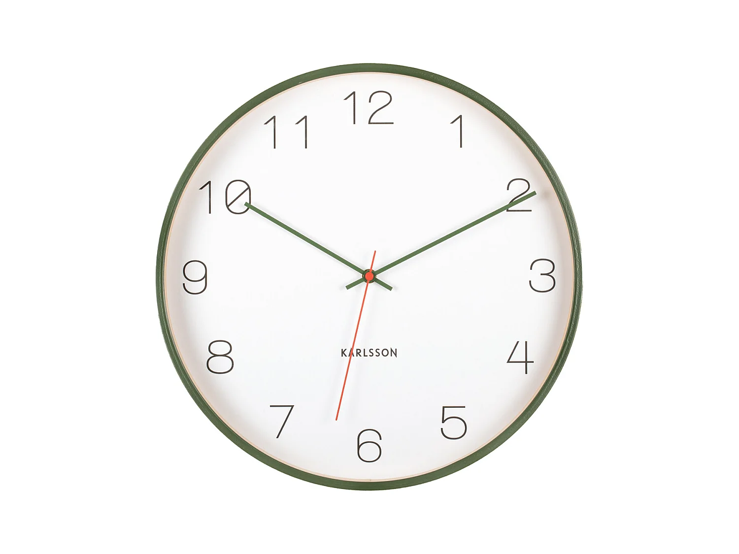 Horloge murale Joy - Vert - Ø40cm
