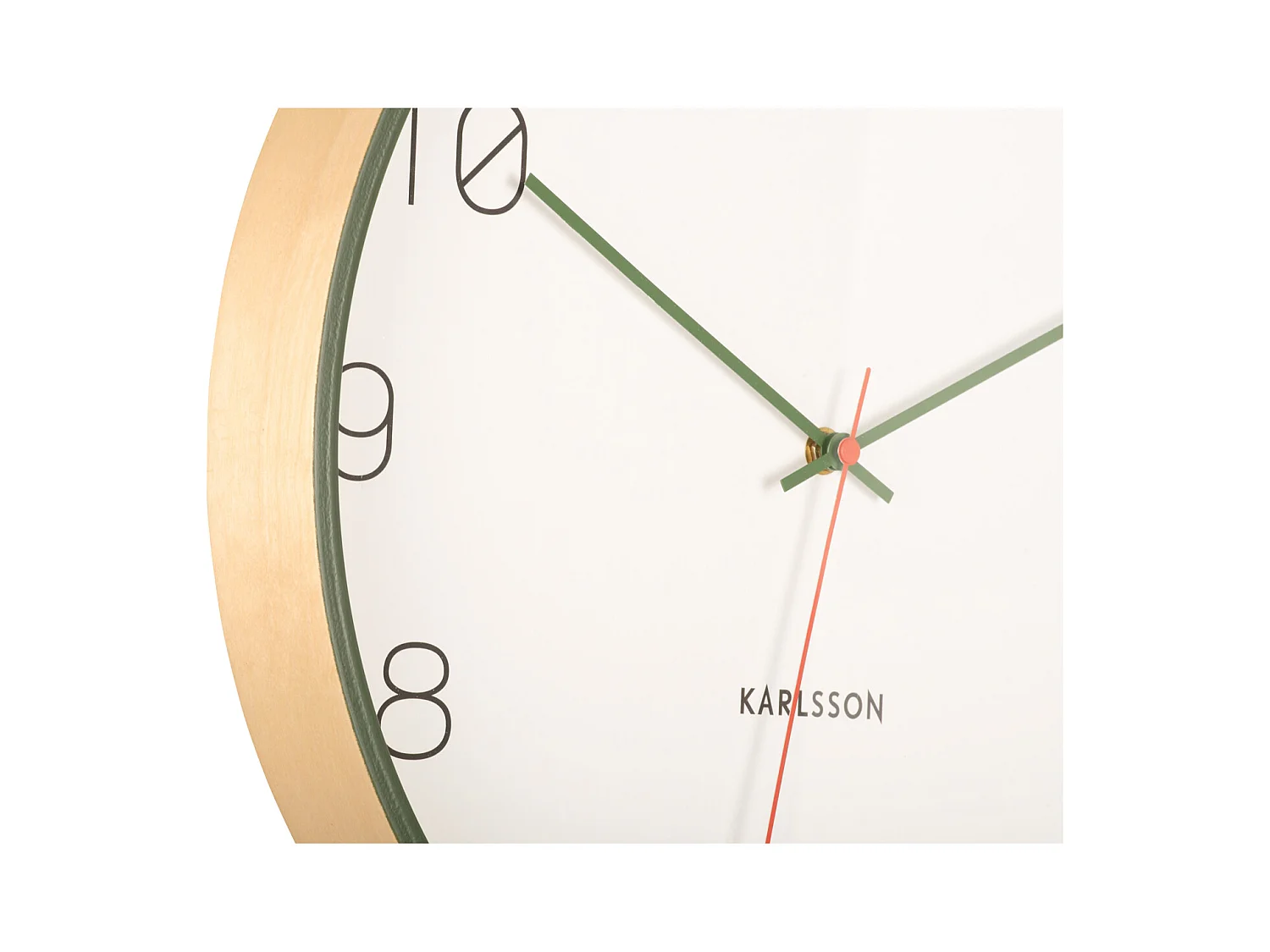 Horloge murale Joy - Vert - Ø40cm