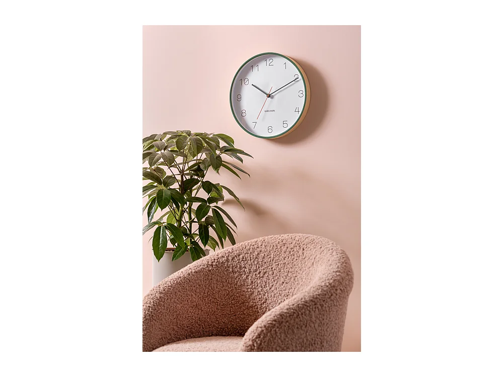 Wanduhr Joy - Grün - Ø40cm