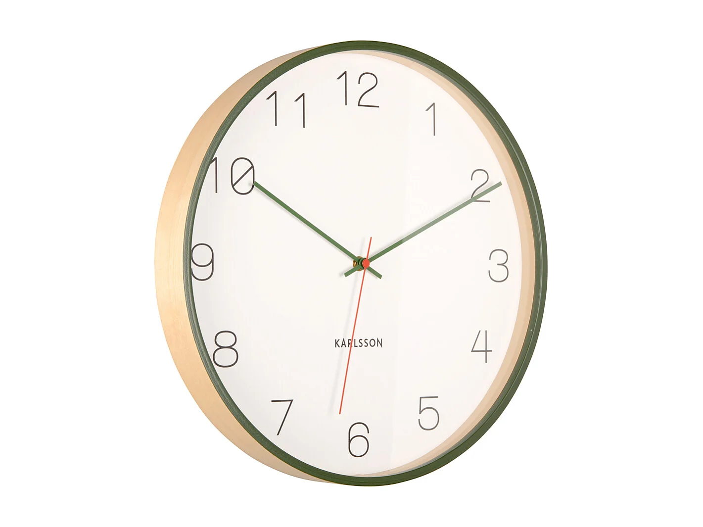 Horloge murale Joy - Vert - Ø40cm