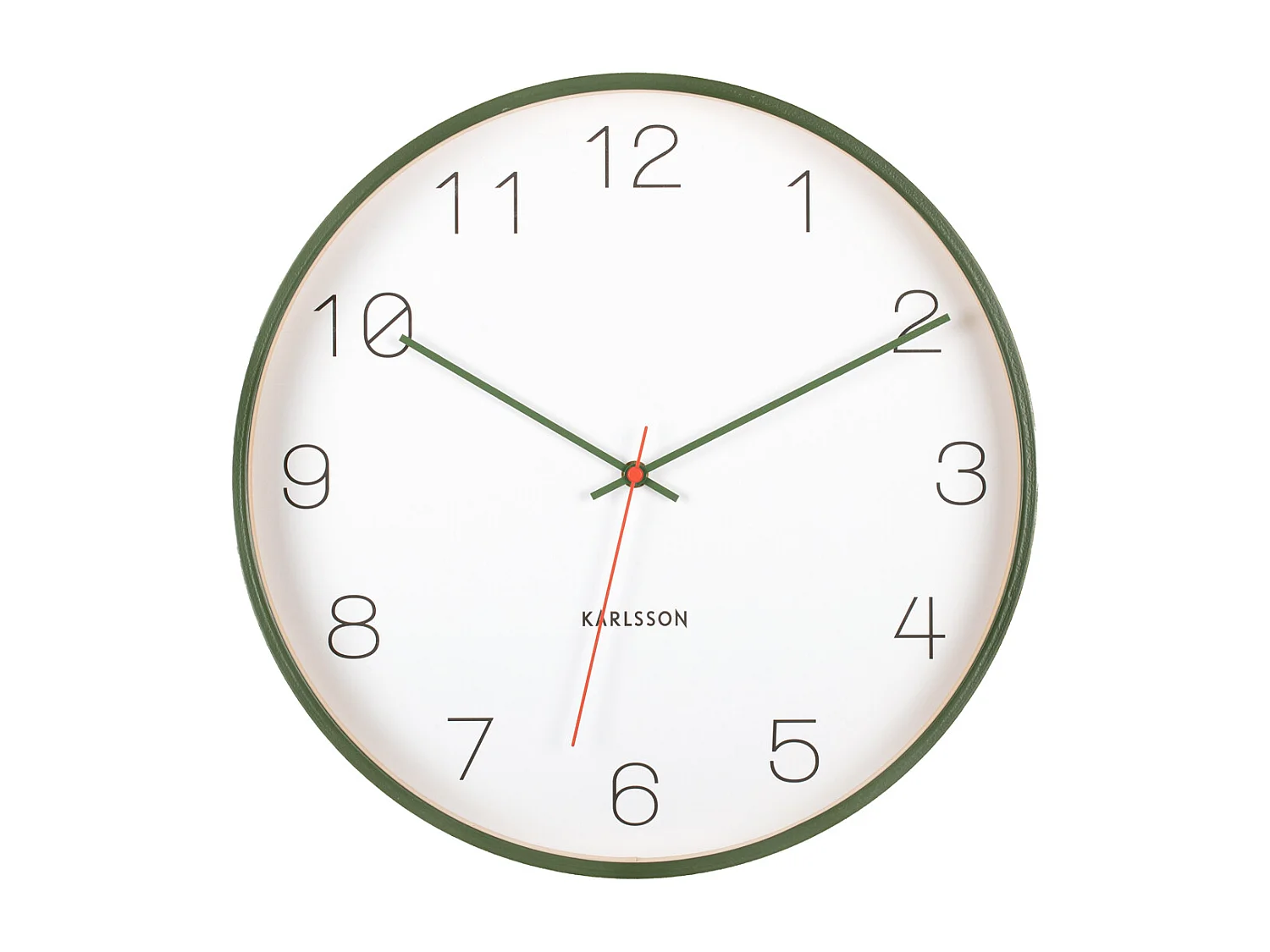 Horloge murale Joy - Vert - Ø40cm