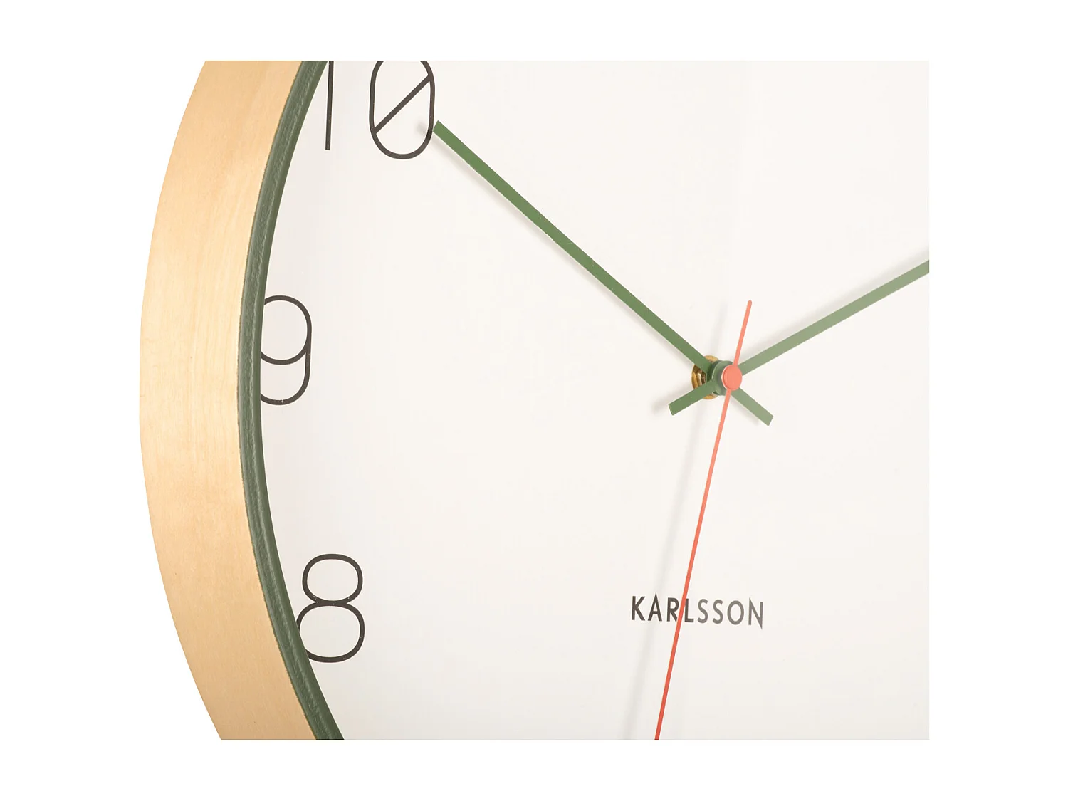 Horloge murale Joy - Vert - Ø40cm