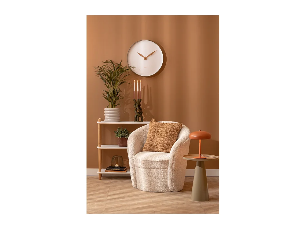 Wanduhr Albatross - Moosgrün - Ø50cm