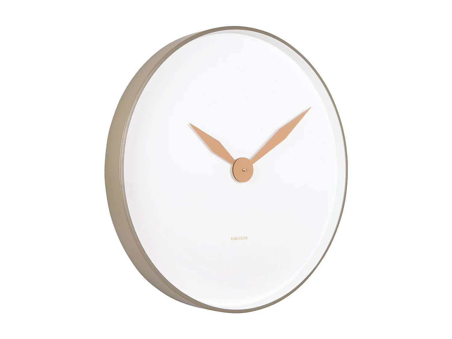 Horloge murale Albatros - Vert mousse - Ø50cm