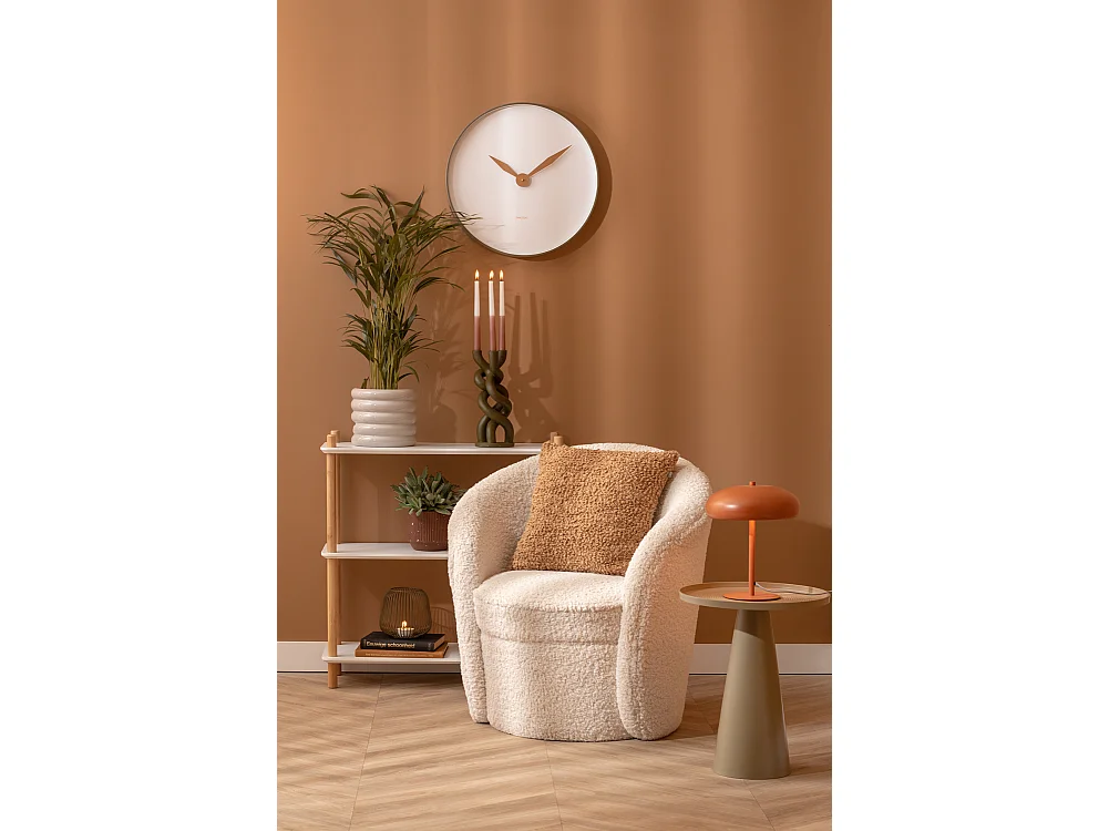 Horloge murale Albatros - Vert mousse - Ø50cm