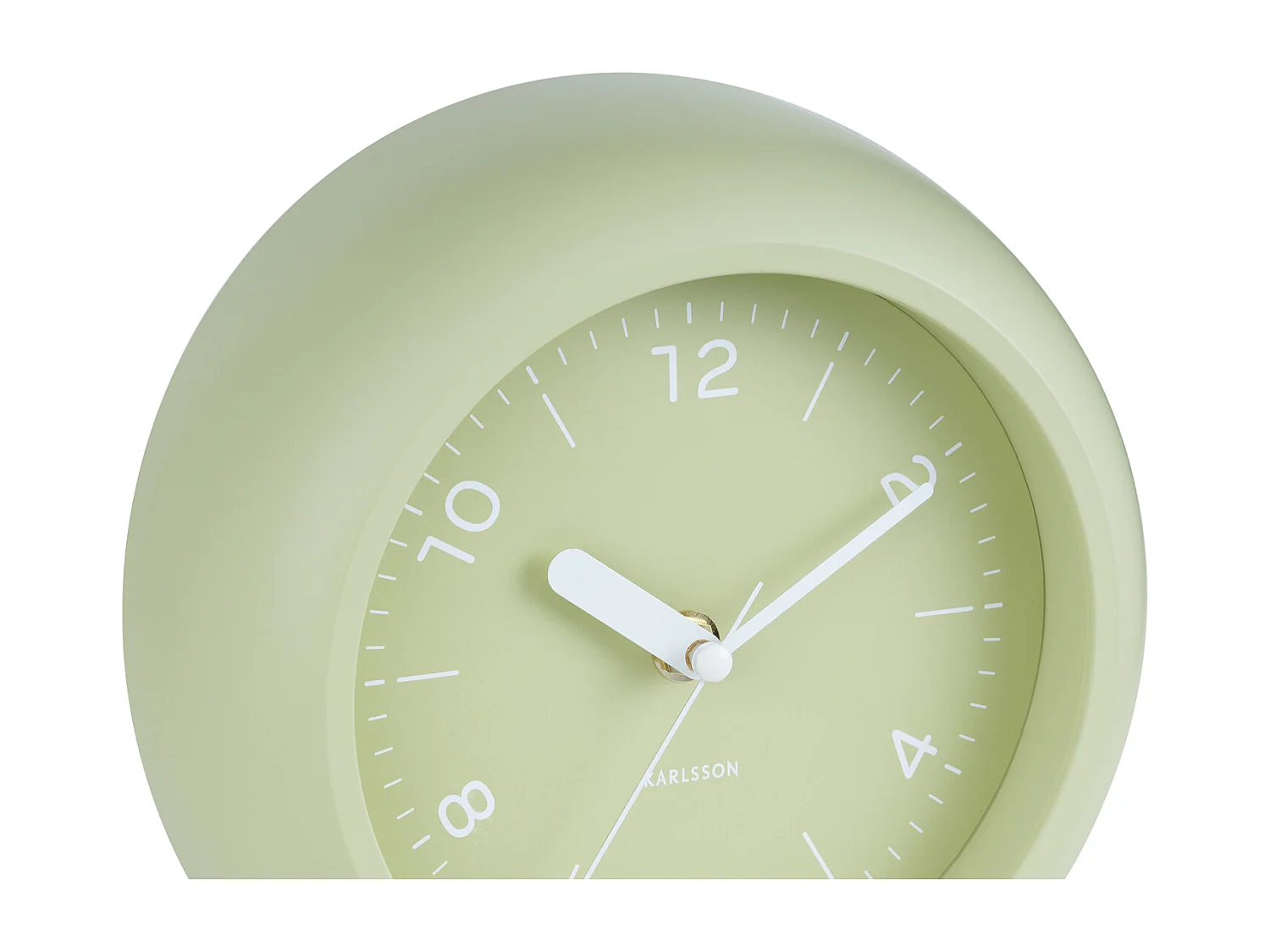 Reloj de pared Slope - Verde té - Ø20cm