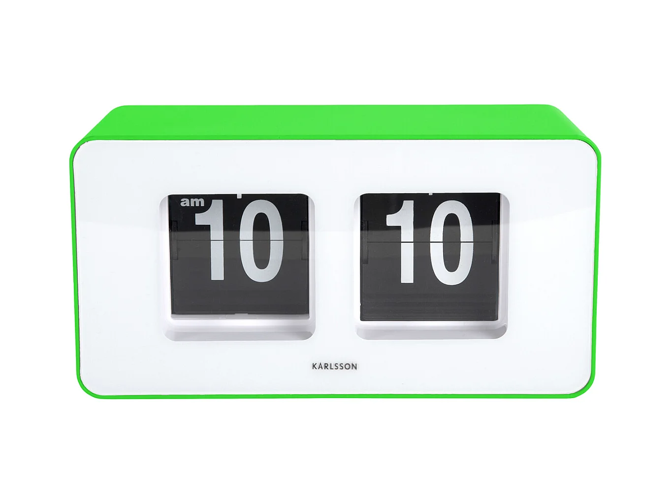 Horloge murale/de table Funky Flip - Vert vif