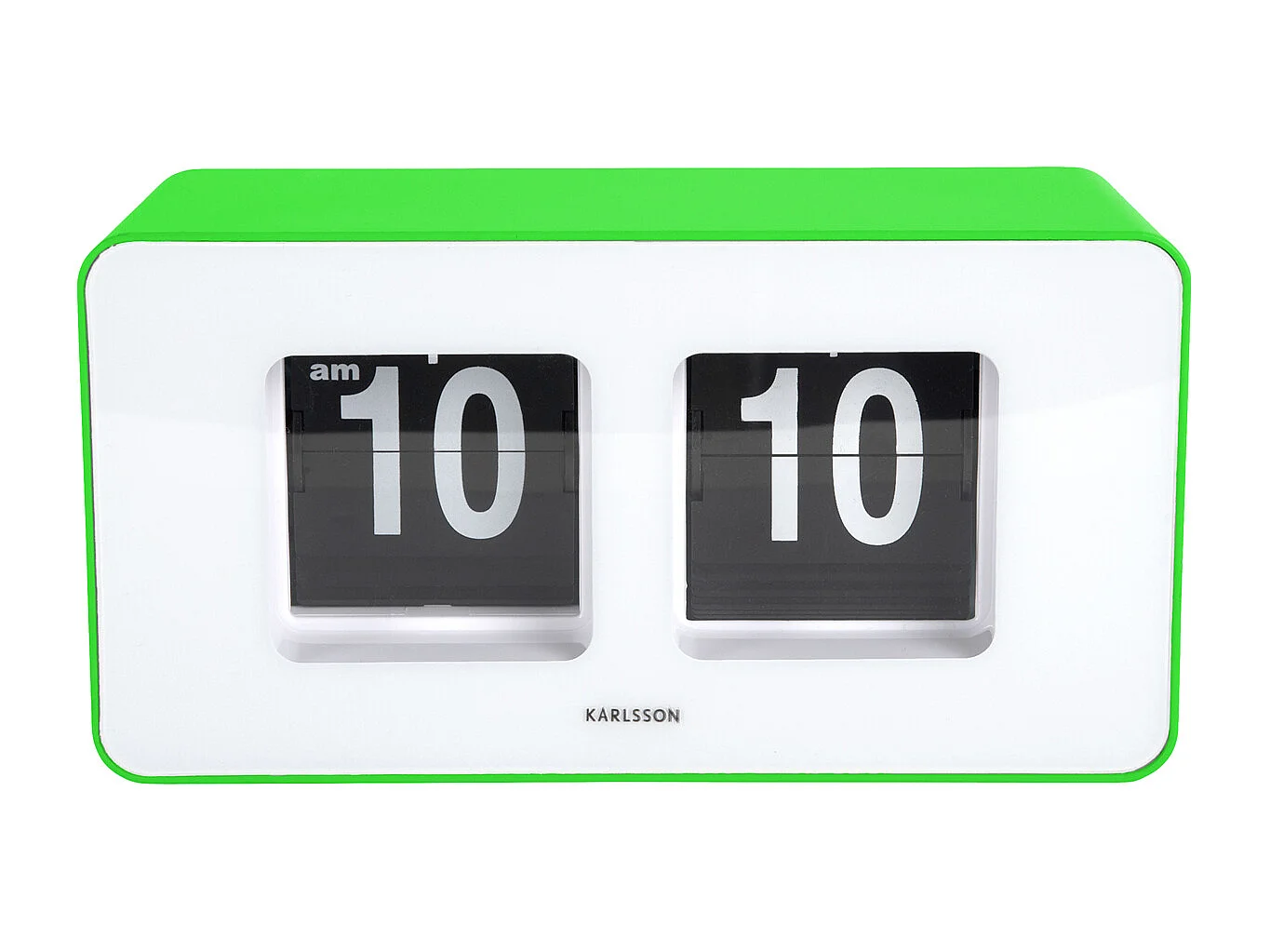 Horloge murale/de table Funky Flip - Vert vif