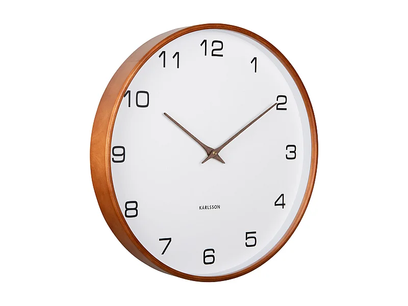 Horloge murale Acento - Blanc - Ø40cm