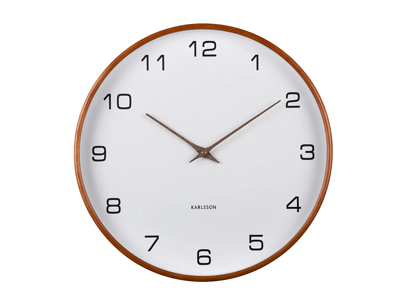 Horloge murale Acento - Blanc - Ø40cm