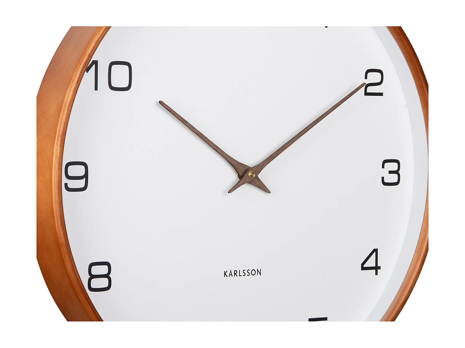 Horloge murale Acento - Blanc - Ø40cm