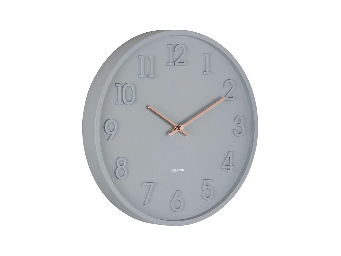 Horloge murale Calma - Gris foncé