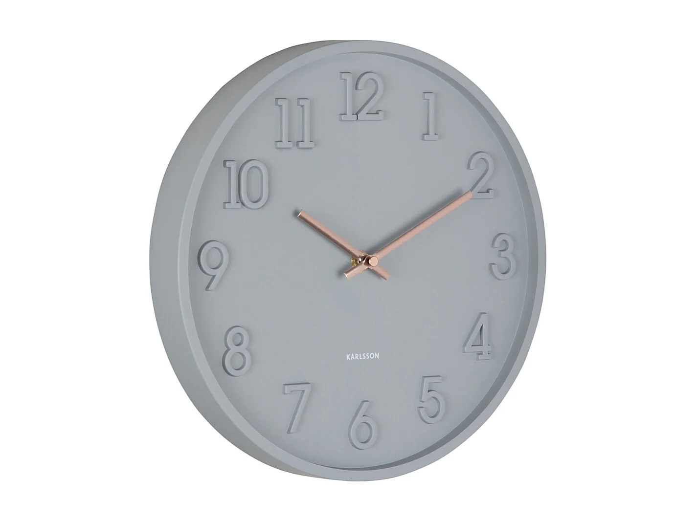 Horloge murale Calma - Gris foncé