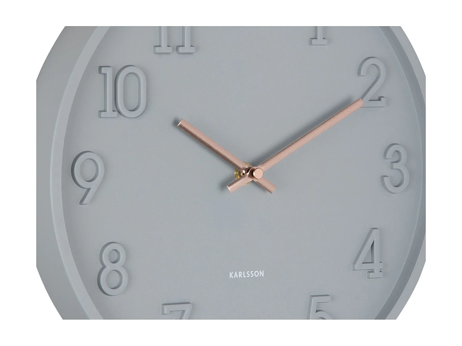 Horloge murale Calma - Gris foncé