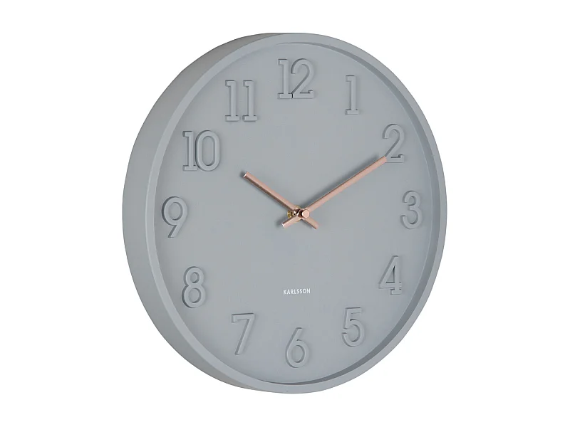 Horloge murale Calma - Gris foncé