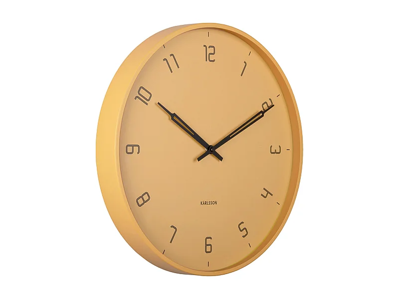 Horloge murale Stark - Marron miel - Ø40cm